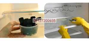 زغال فشرده در بوگیری یخچال